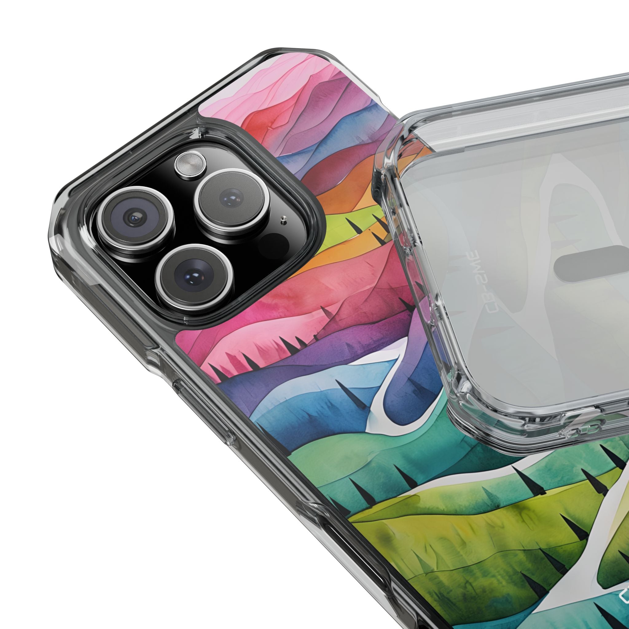 Whimsical Colorful Valleys iPhone Case - Impact