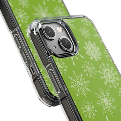 Snowflakes Dance Whimsically iPhone Case - Impact