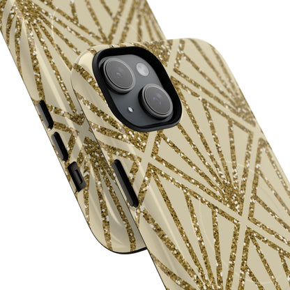Gold Diamond Radiance iPhone 15 Plus Case - Tough+