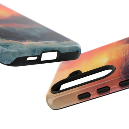 Ocean Sunset Waves - Tough Samsung S24 Phone Case