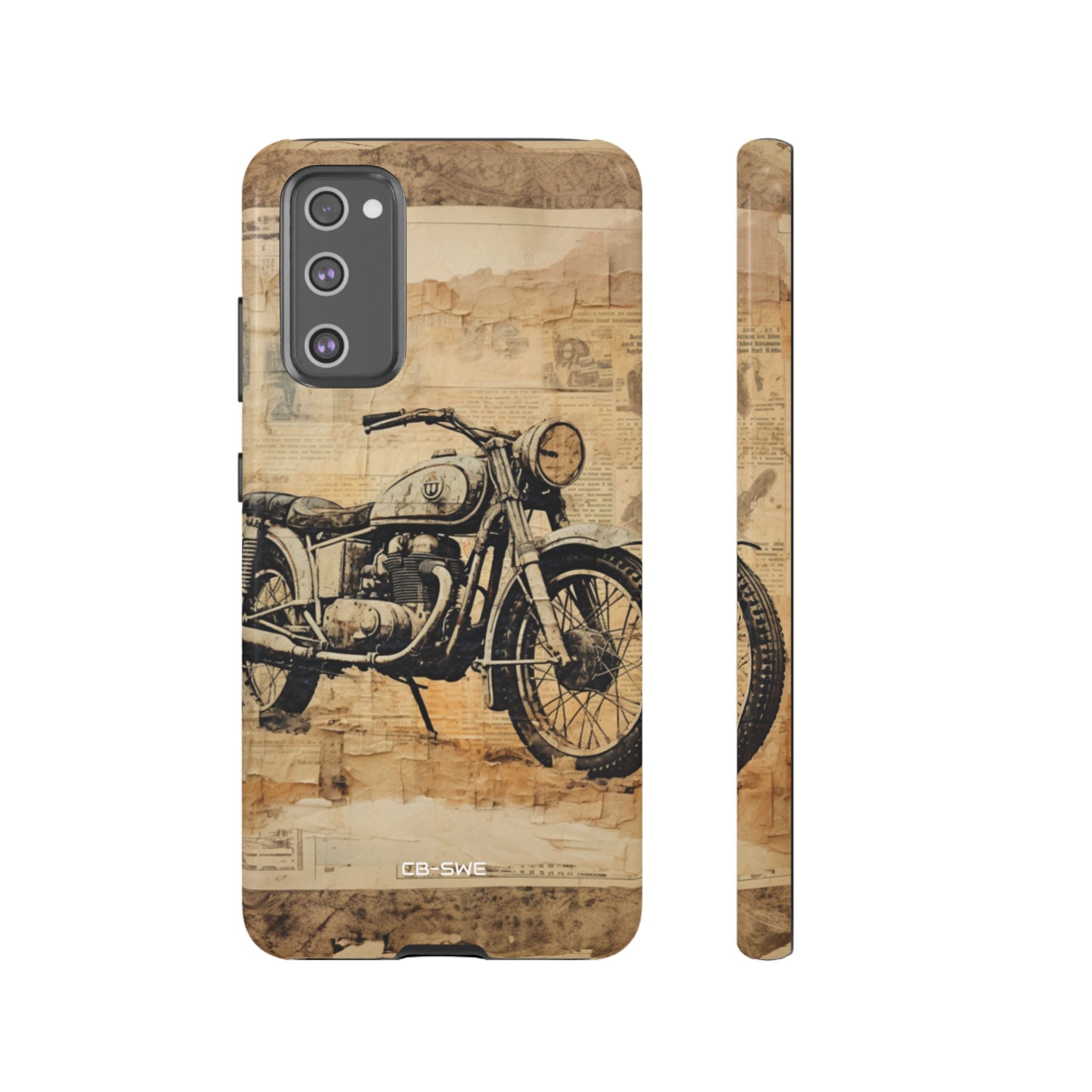 Vintage Motorcycle Collage - Samsung Case