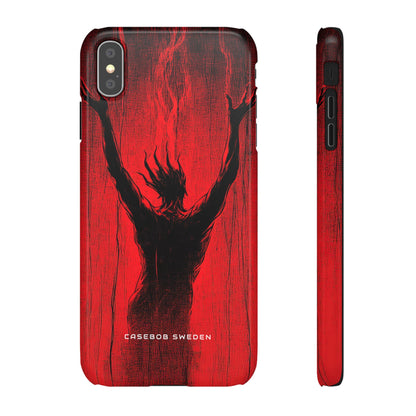 Crimson Despair  iPhone X - Slim Phone Case