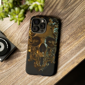 Golden Skull Trooper - Protective Phone Case