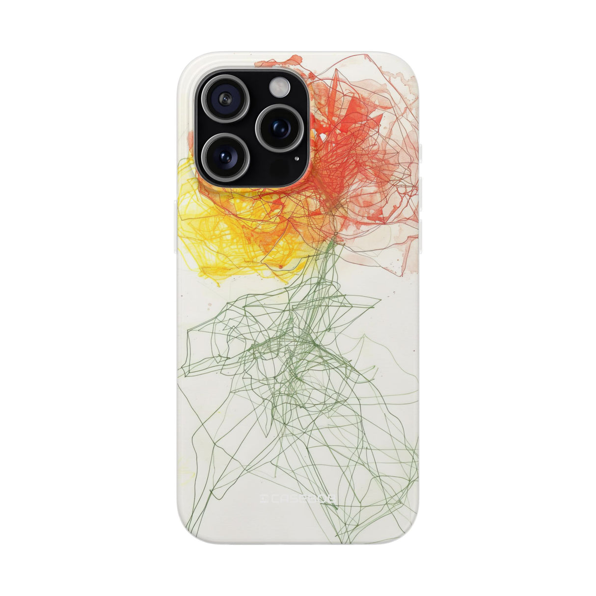 Fiery Blossom | Flexible Phone Case for iPhone