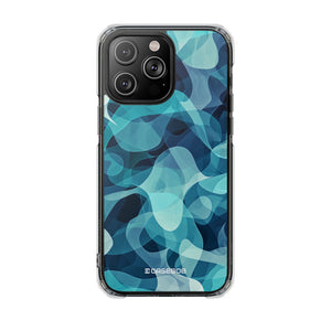 Cool Tones Showcase | Handyhülle für iPhone (Clear Impact Case – magnetisch)