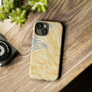 Linear Yellow Chic - Protective Phone Case