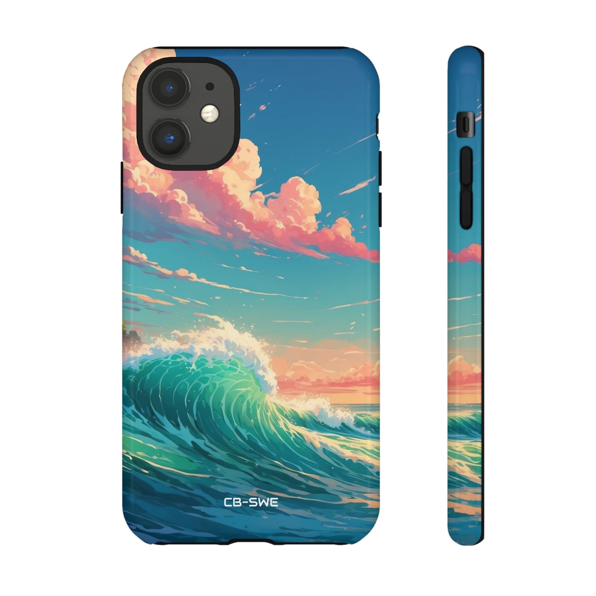 Waves Embrace Sunlight - iPhone Case