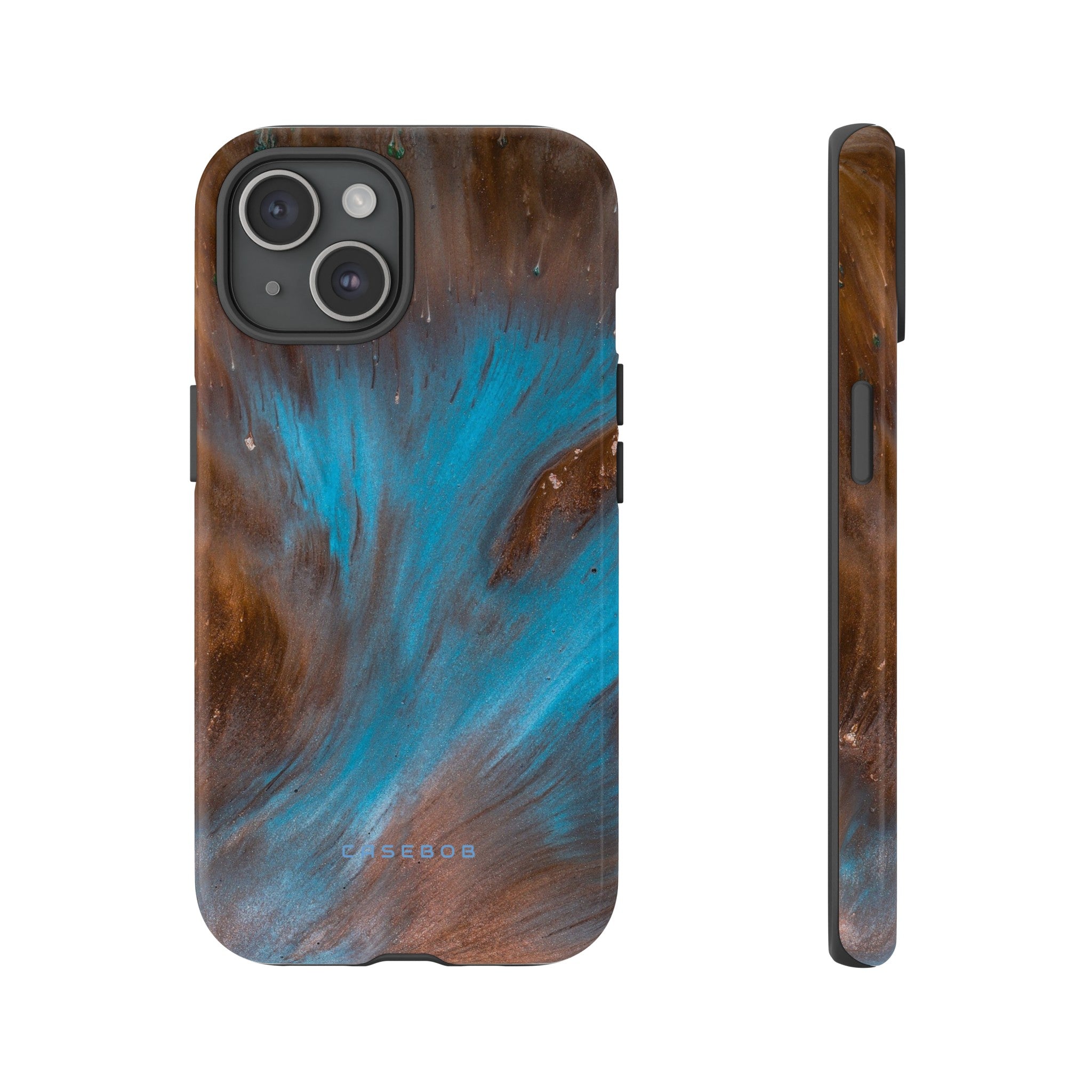 Blue Lagoon Ink Art - Protective Phone Case