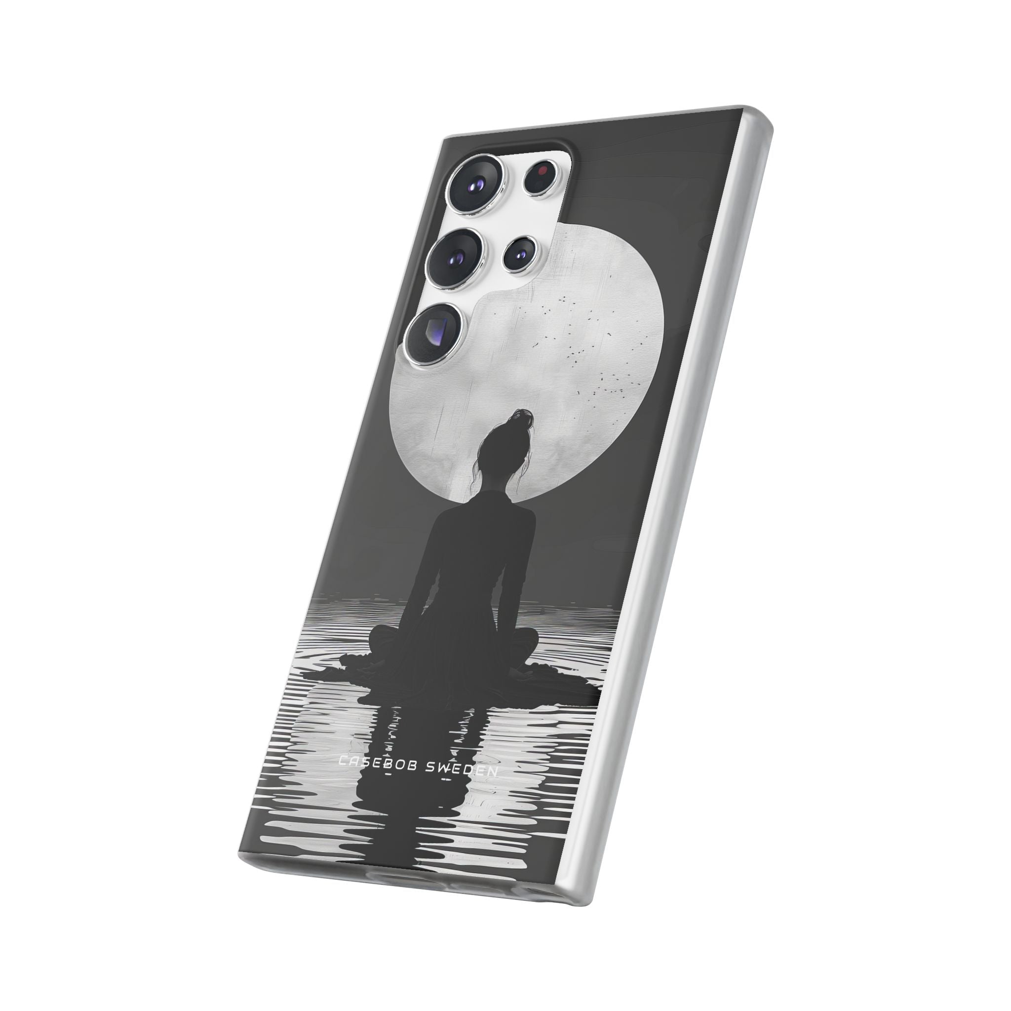 Zen Serenity Moon Reflection Samsung S23 - Flexi Phone Case