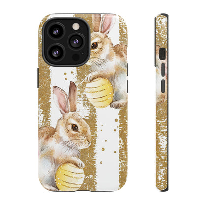 Bunnies Hold Eggs - iPhone Case