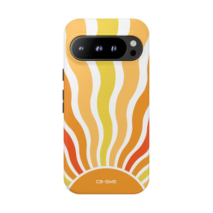 Retro Sunshine Waves - Google Pixel Case