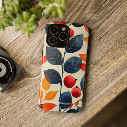 Autumn Nature Pattern - Tough iPhone 16 Phone Case