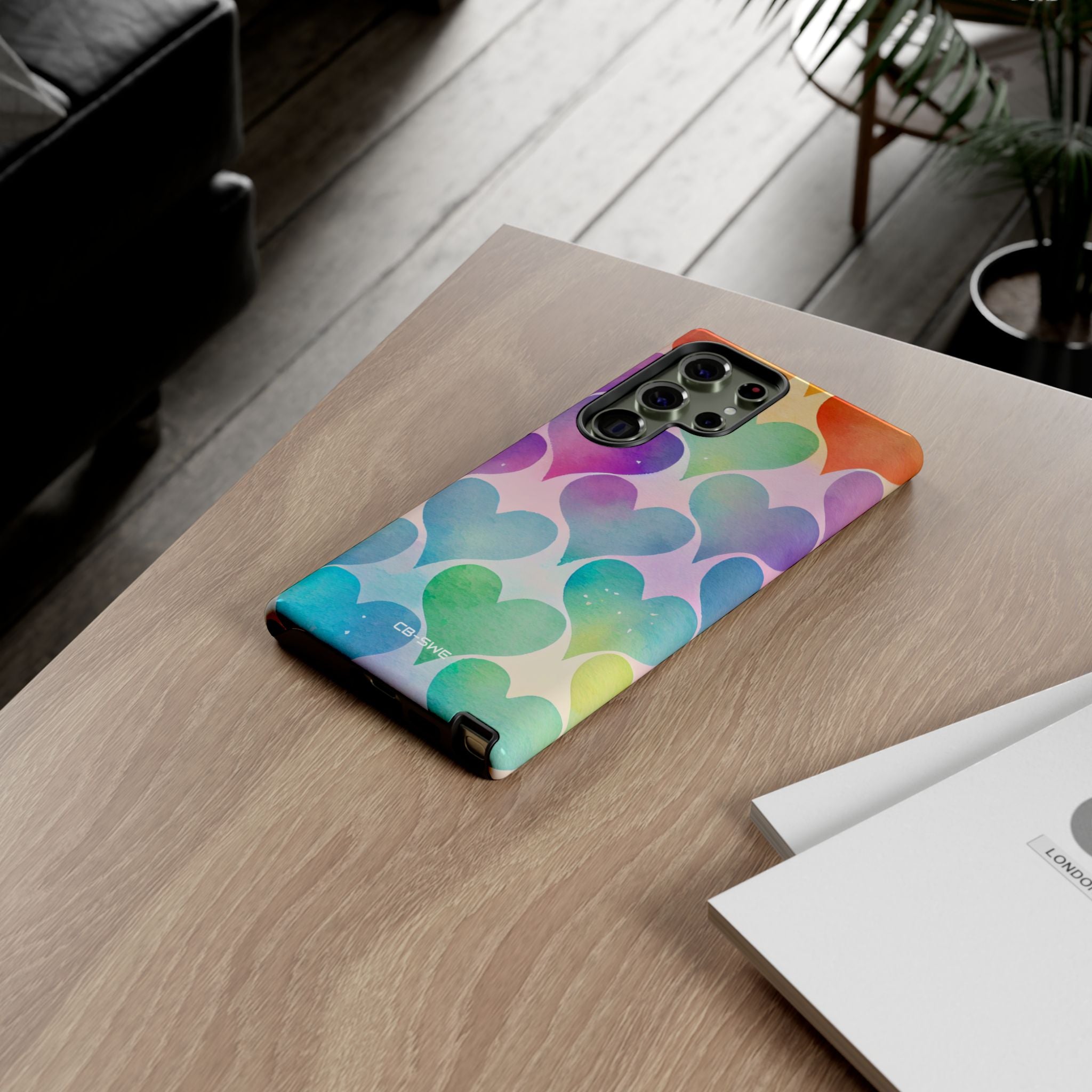 Watercolor Heart Symphony - Samsung Case