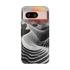 Orange Moon Illusion - Protective Phone Case