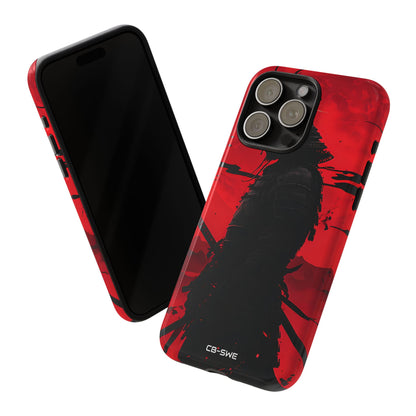 Red Samurai Shadow - iPhone Case