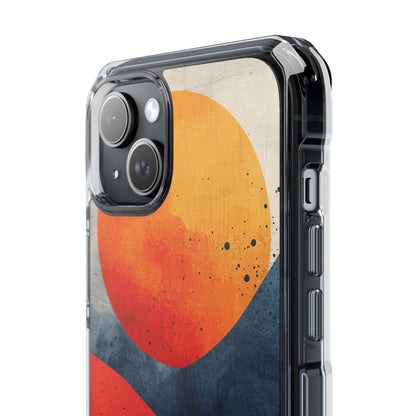 Sunburst Waves - Clear Impact iPhone 15 Phone Case