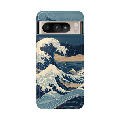 Cresting Blue Wave Google Pixel 8 Pro Case - Tough
