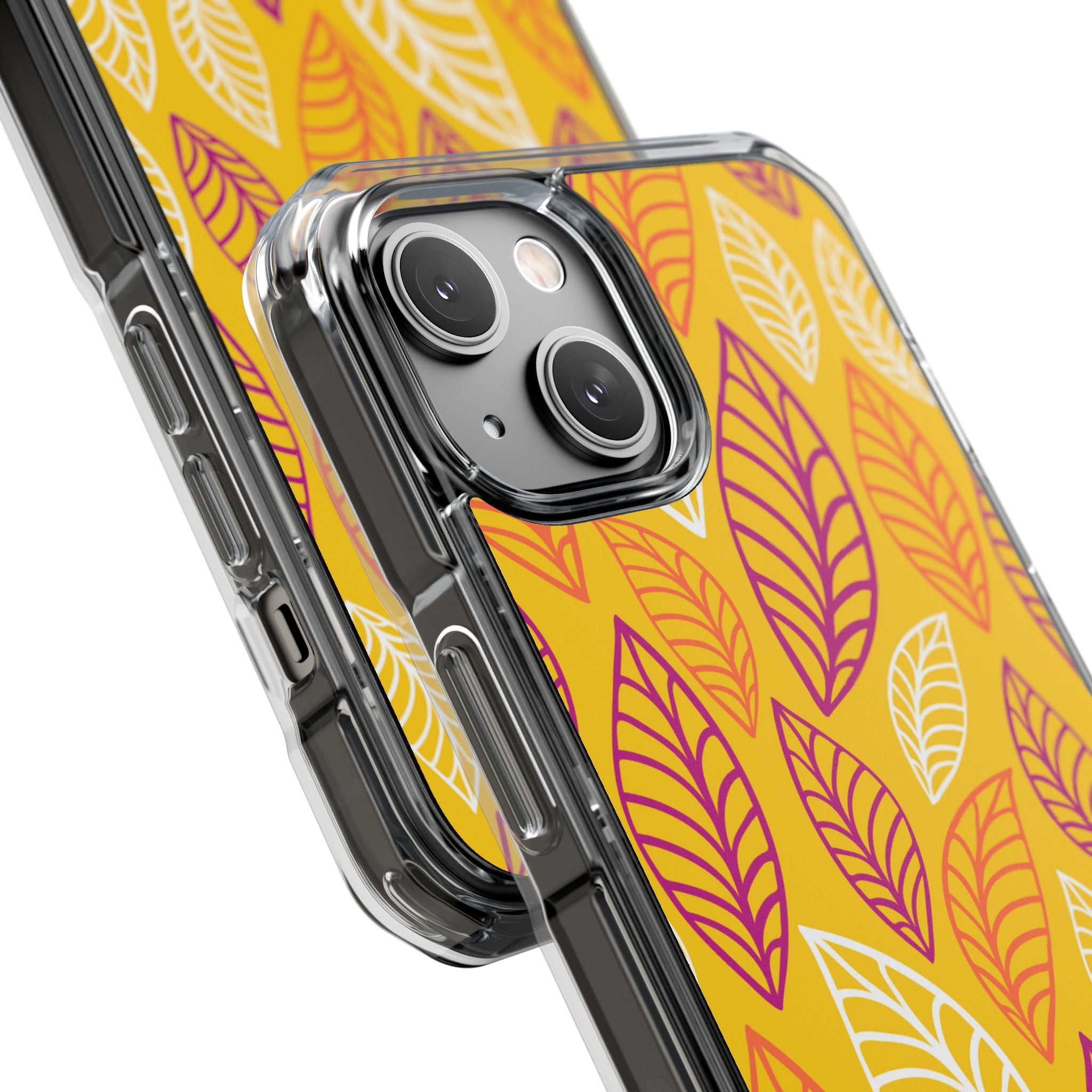 Vibrant Leaf Symphony iPhone Case - Impact