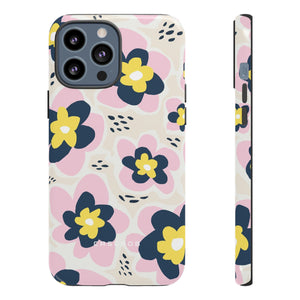 Pink Happy Flower - Protective Phone Case