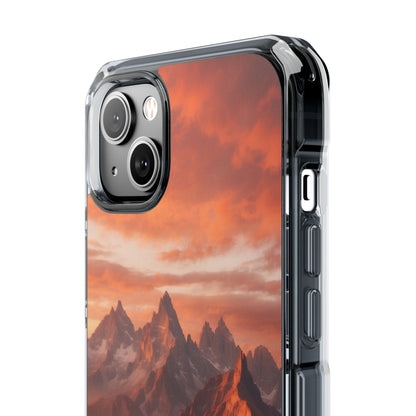 Mountain Peaks Glowing iPhone Case - Impact