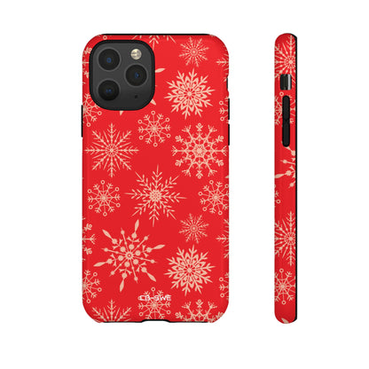 Snowflakes Dance Bright - iPhone Case