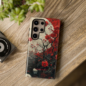 Moonlit Rose Peace - Protective Phone Case