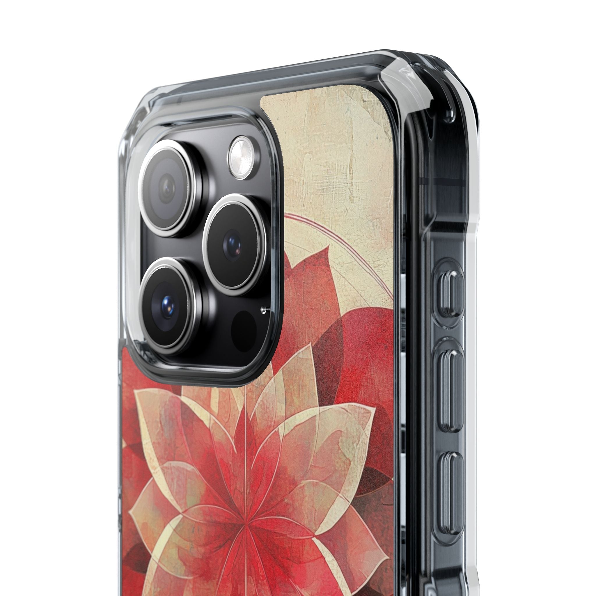 Crimson Bloom iPhone 15 Pro Case - Impact