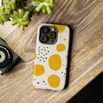 Dotted Yellow Simplicity - Protective Phone Case