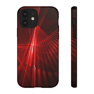 Red Disco Lights - Protective Phone Case