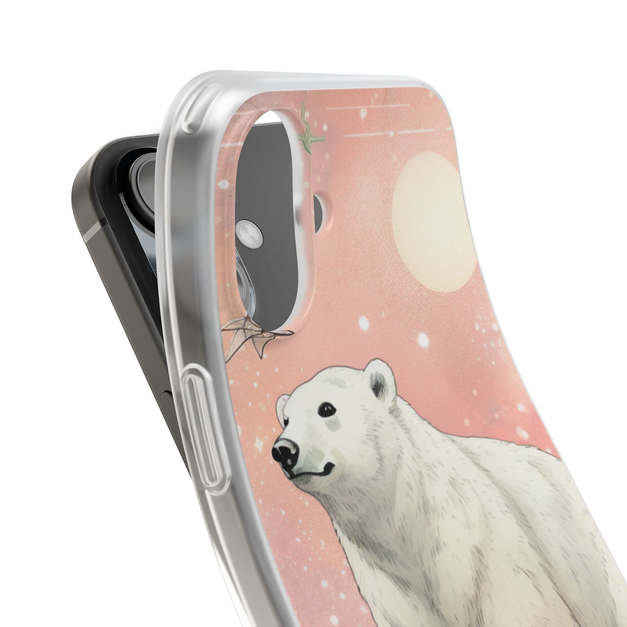 Polar Bear Dream iPhone 16 Plus Case - Soft