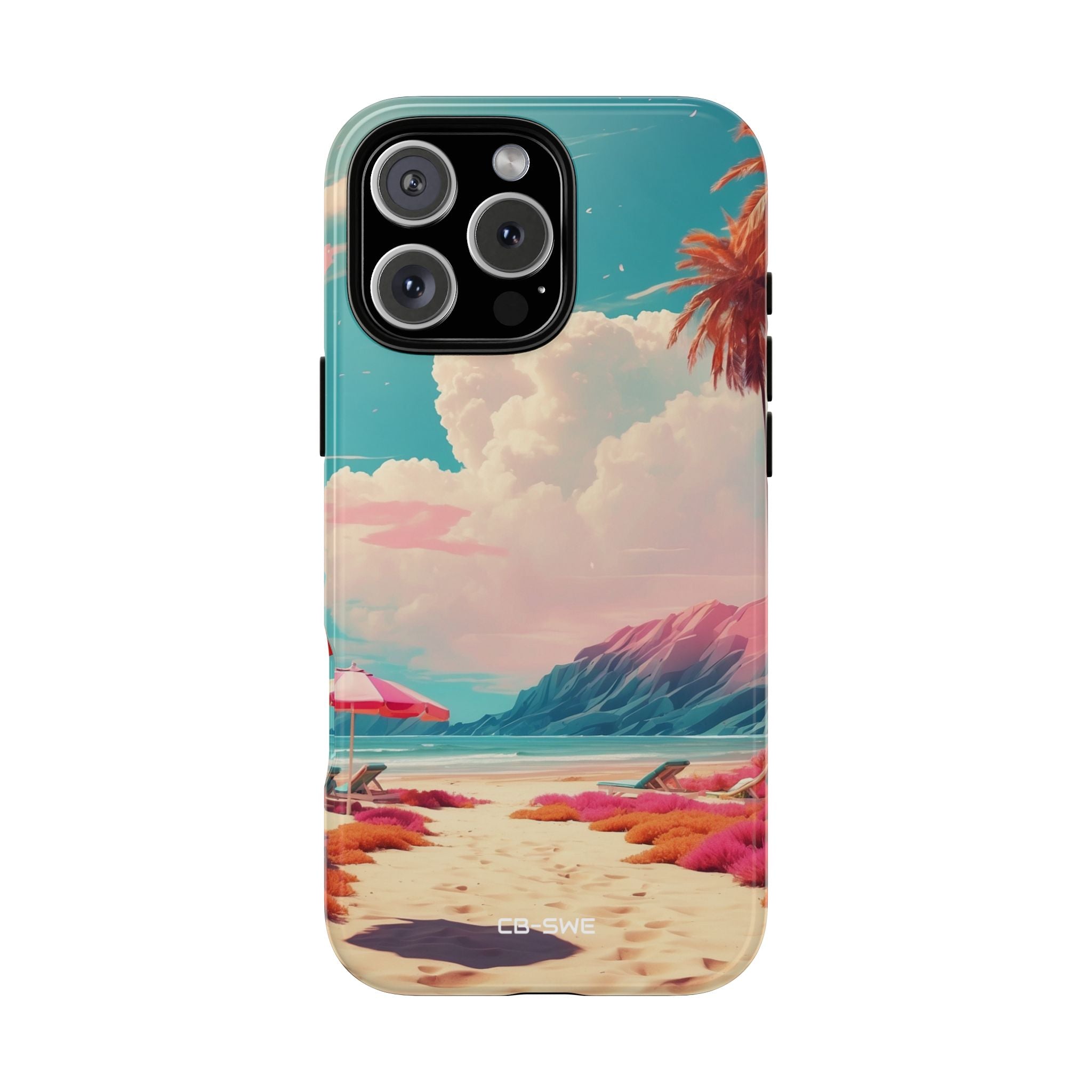 Vibrant Umbrellas Stand - iPhone Case
