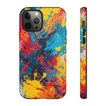 Artistic Brushstroke Bliss - Protective Phone Case