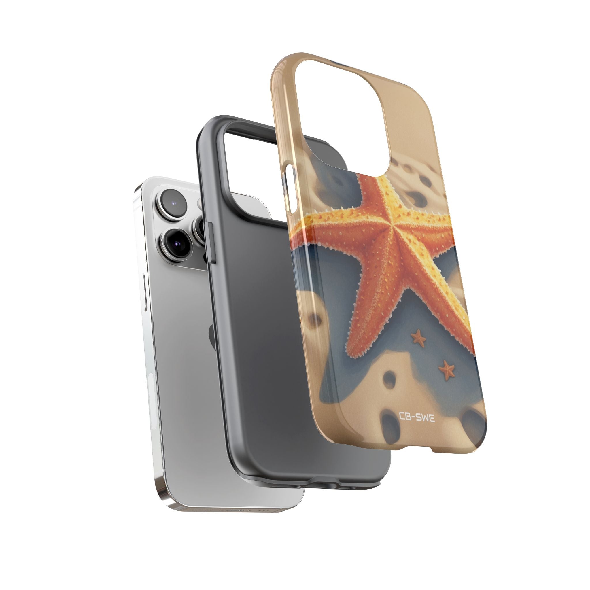 Starfish Rests On Sand - iPhone Case