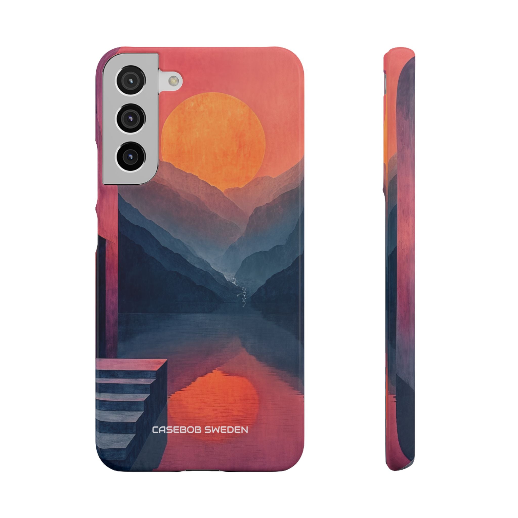 Surreal Sunset Landscape - Slim Samsung S22 Phone Case