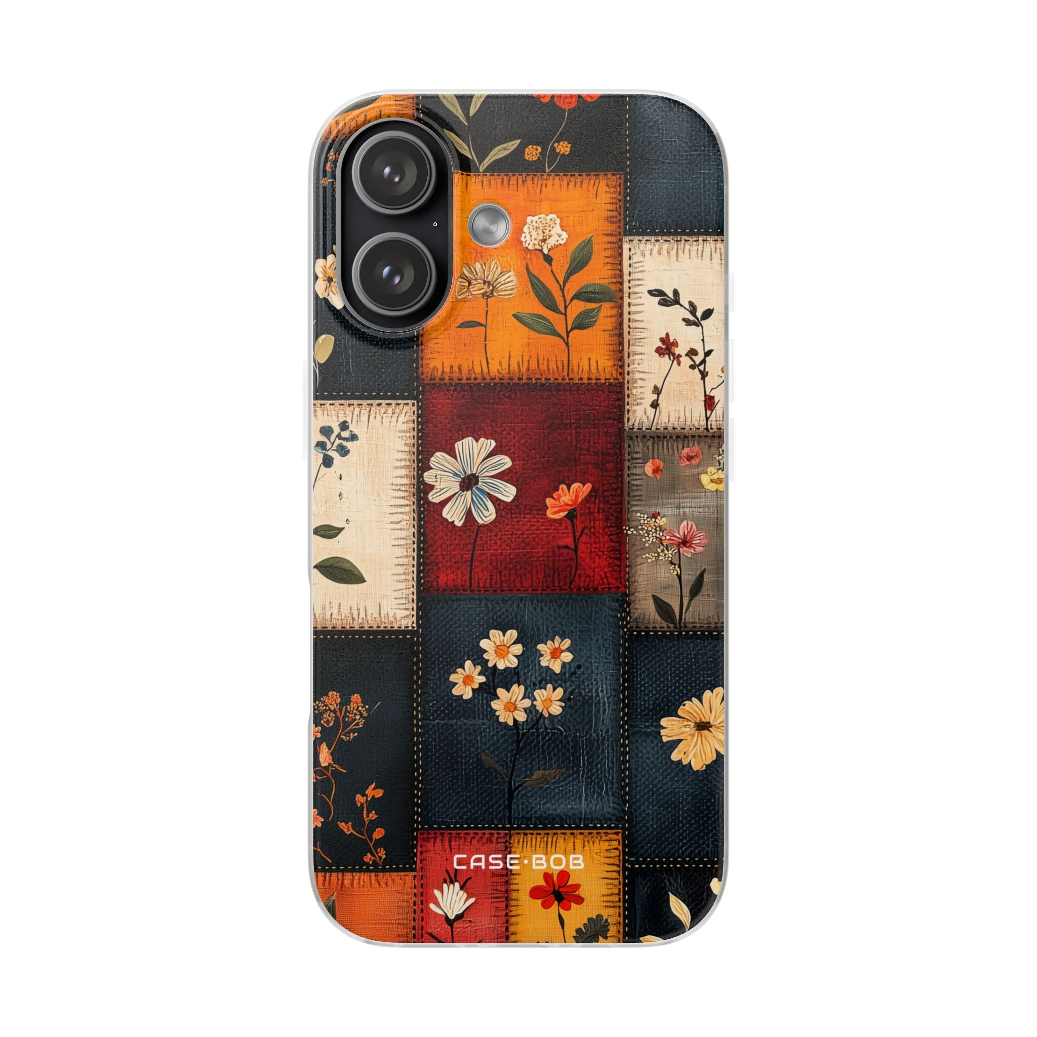 Patchwork Blooms iPhone 17 Case - Soft