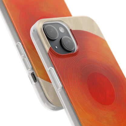 Sunburst Swirl iPhone 15 Plus Case - Soft