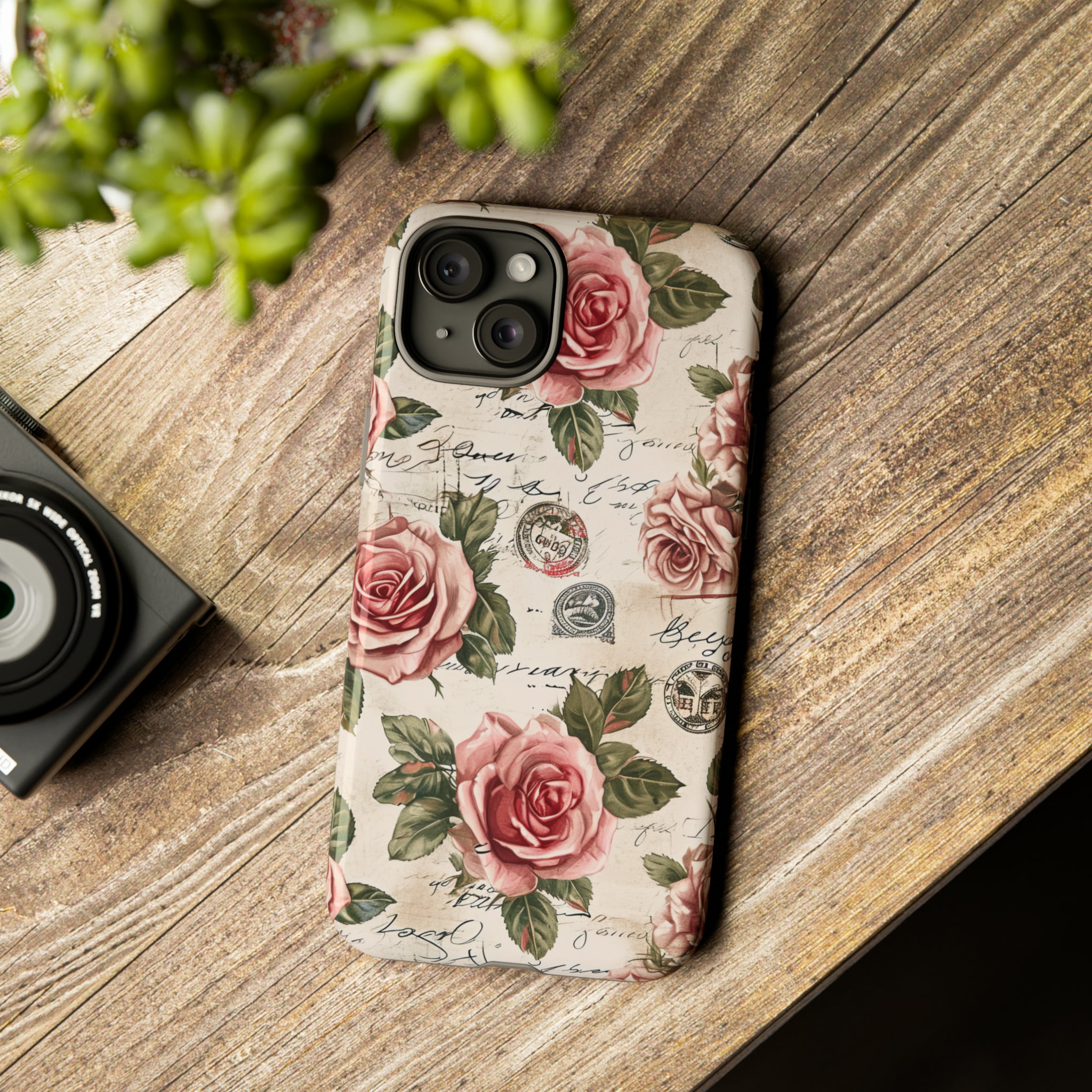 Roses & Love Letters - Protective Phone Case