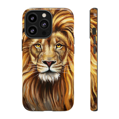 Lion head Digital Painting - Protective Phone Case