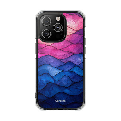 Waves Embrace Light iPhone Case - Impact