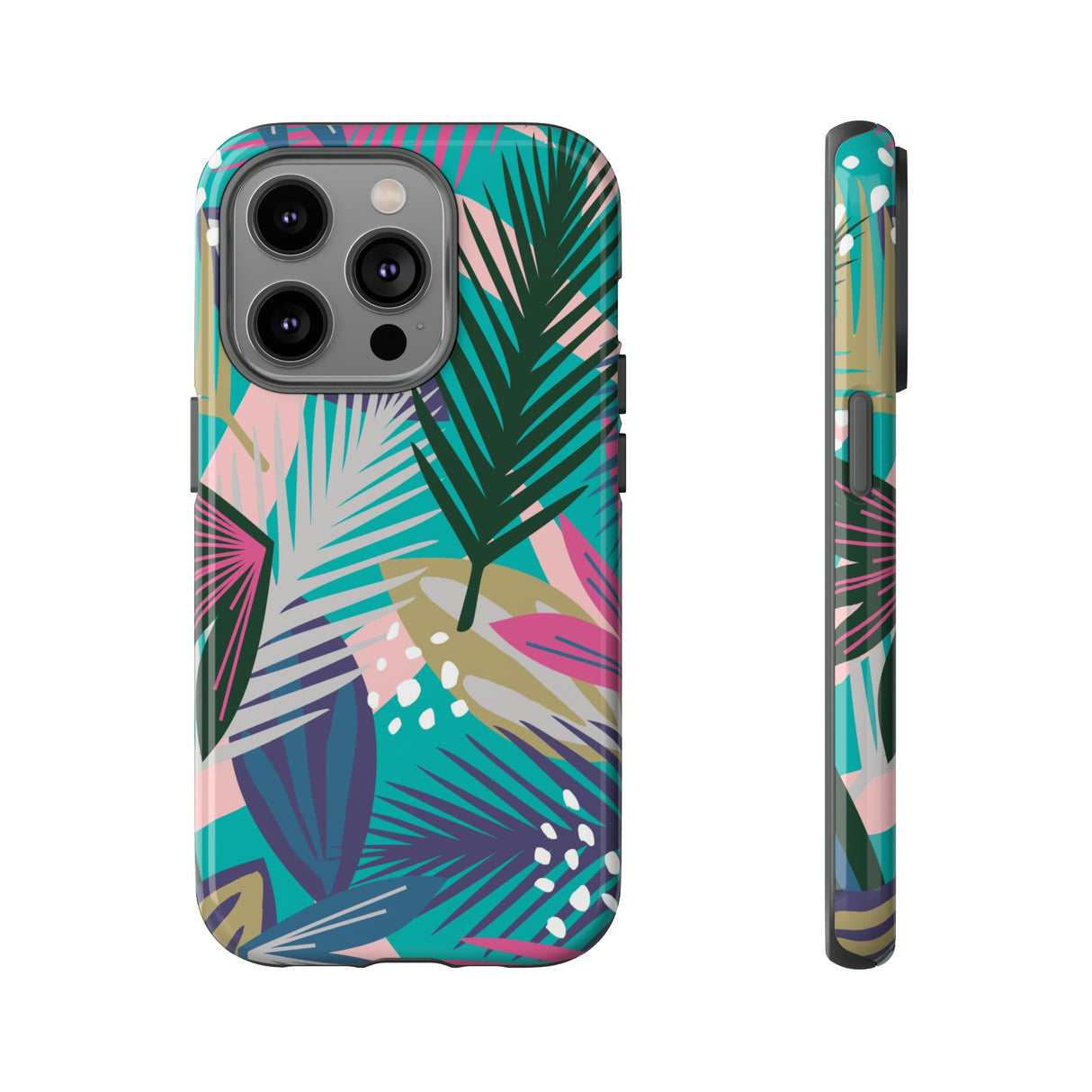 Tropical Leaf Loki - Protective Phone Case