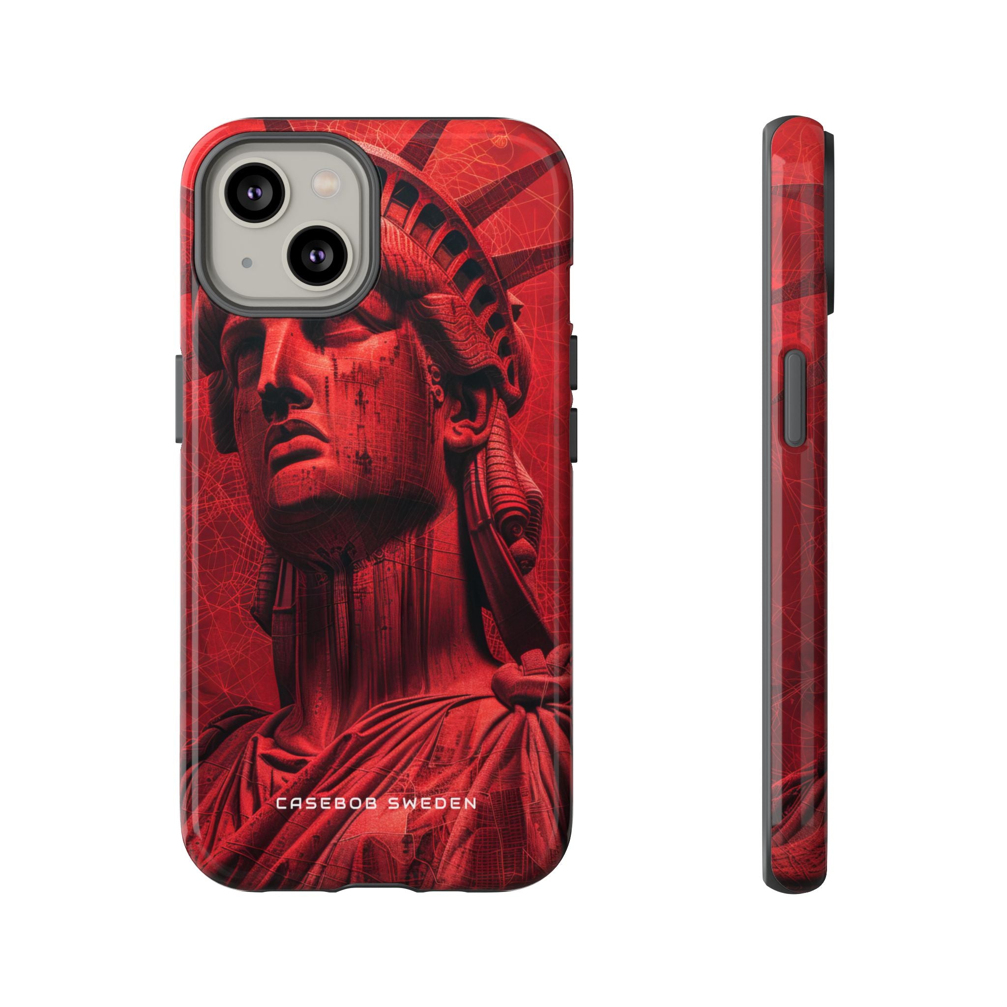 Zen Red Liberty Vision iPhone 14 - Tough Phone Case