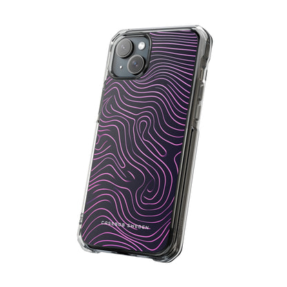 Contour Waveflow iPhone 15 - Clear Impact Phone Case