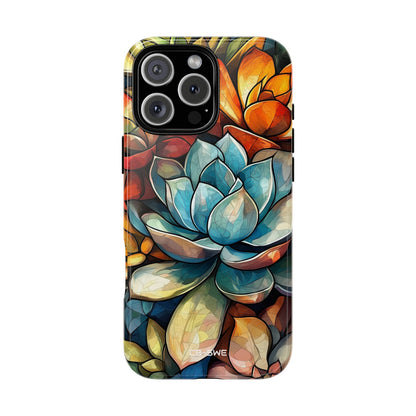 Vibrant Succulent Garden - iPhone Case