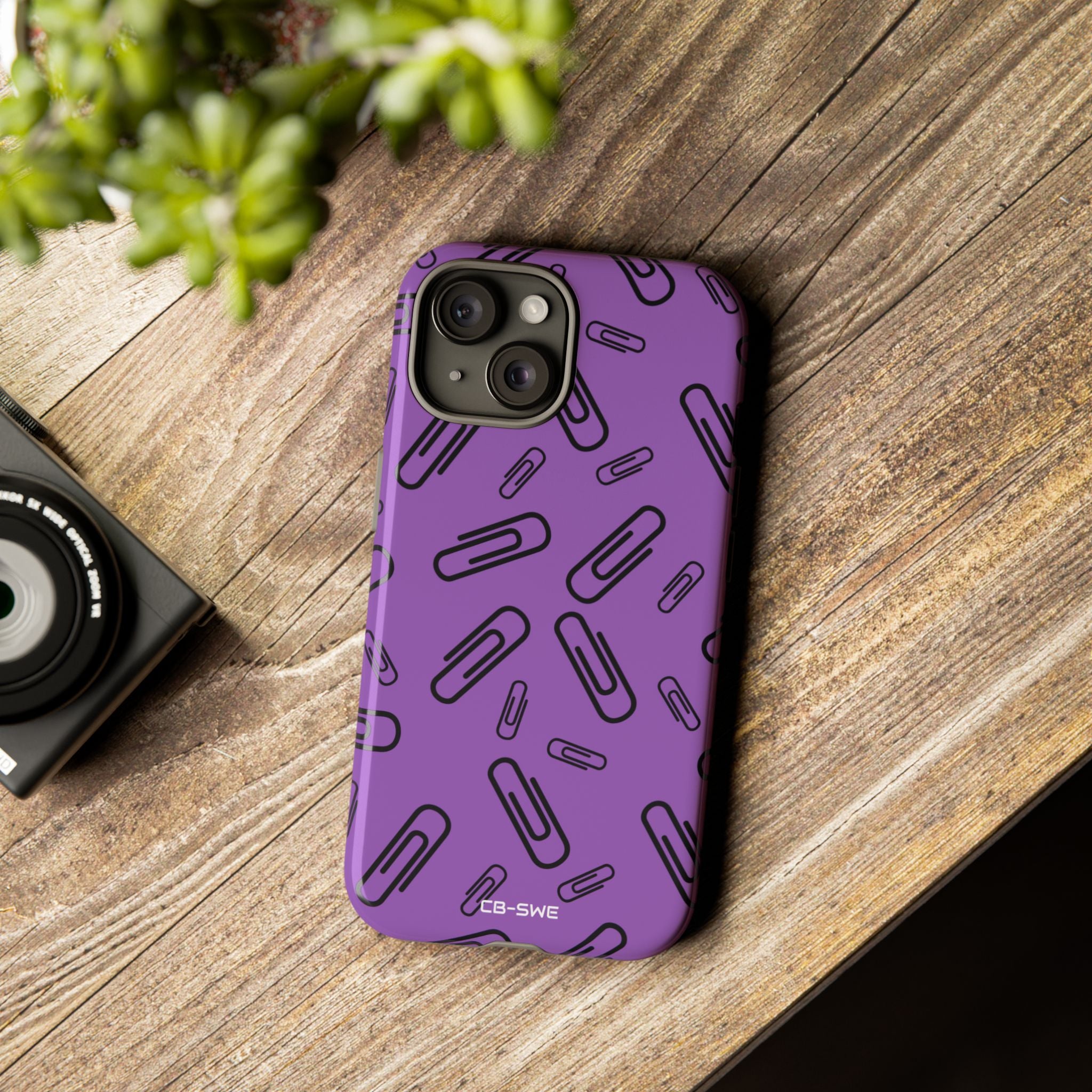 Paperclips Dance Playfully - iPhone Case