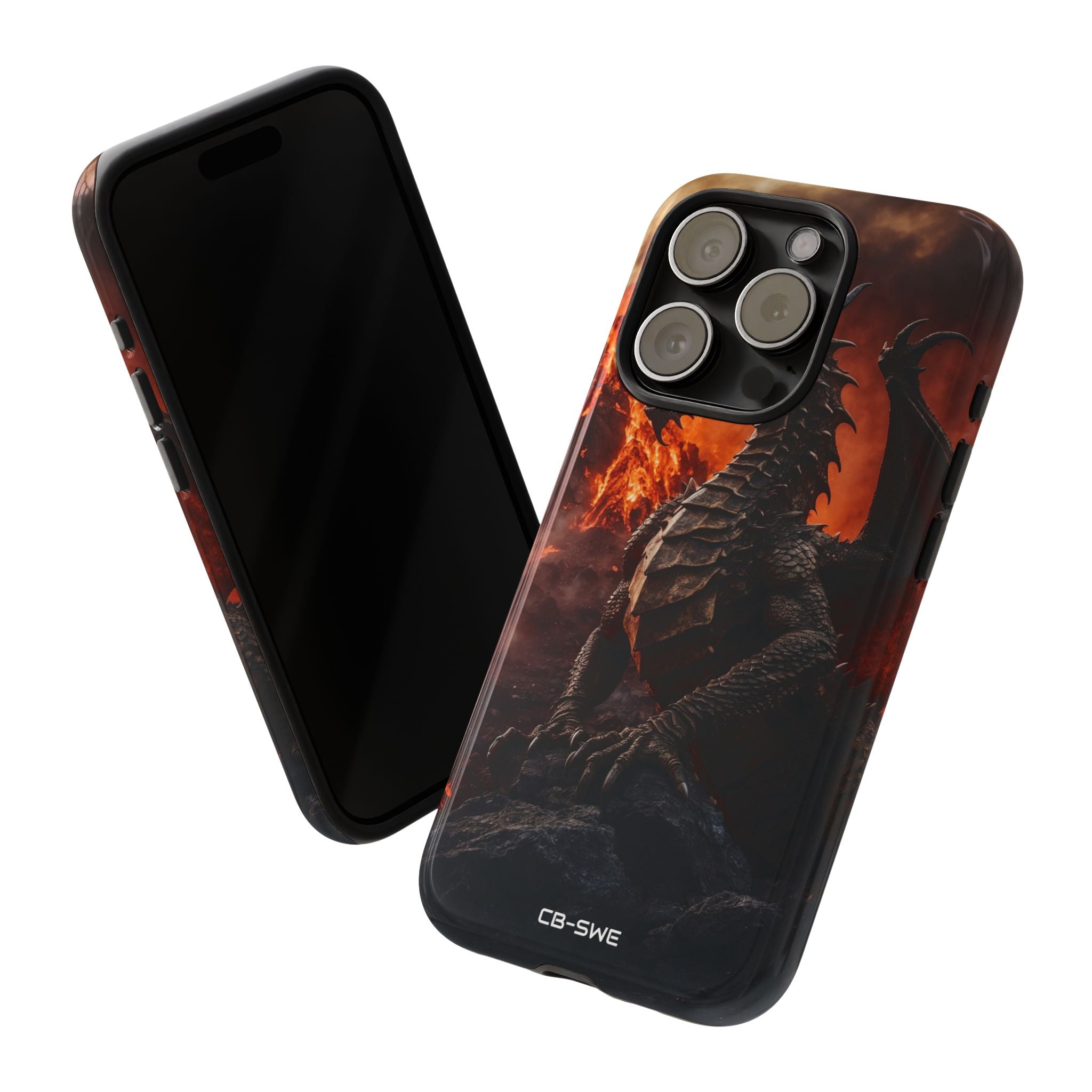 Fiery Dragon Soars - iPhone Case