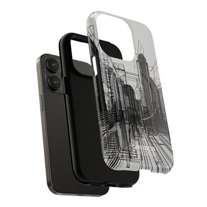 Urban Line Maze iPhone 14 - Tough+