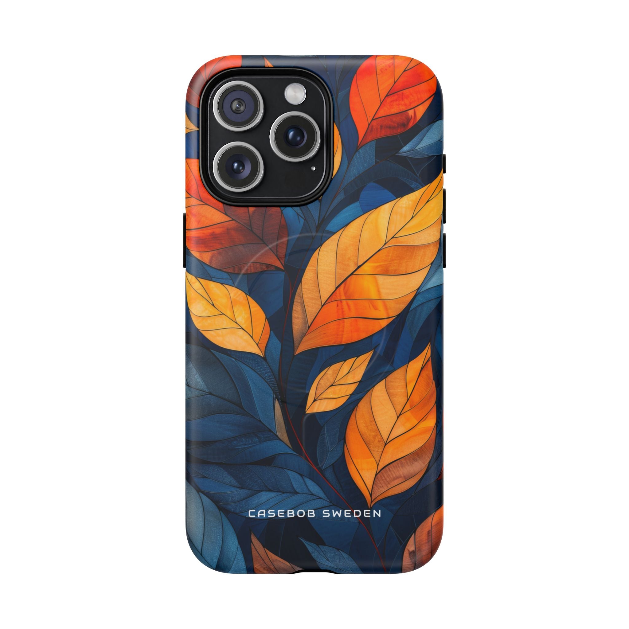 Stained Glass Blossoms iPhone 15 | Tough+ Phone Case