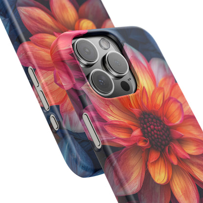 Fiery Bloom Harmony iPhone 16 - Slim Phone Case