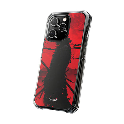 Red Samurai Shadow iPhone Case - Impact