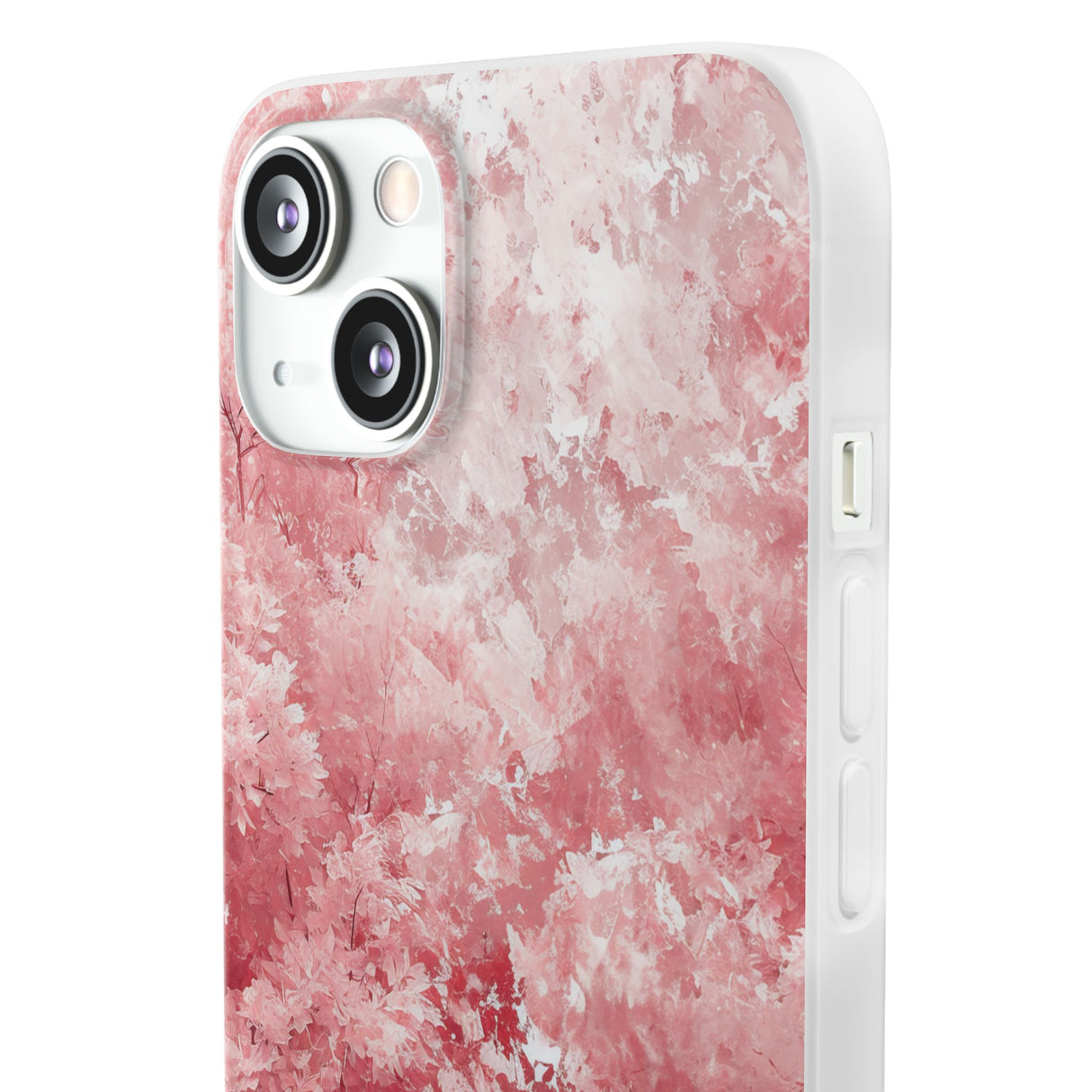 Pantone Rose Design | Handyhülle für iPhone (Flexible Hülle) 